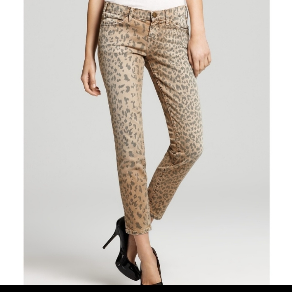 Current Elliot Skinny Jean's - Leopard print